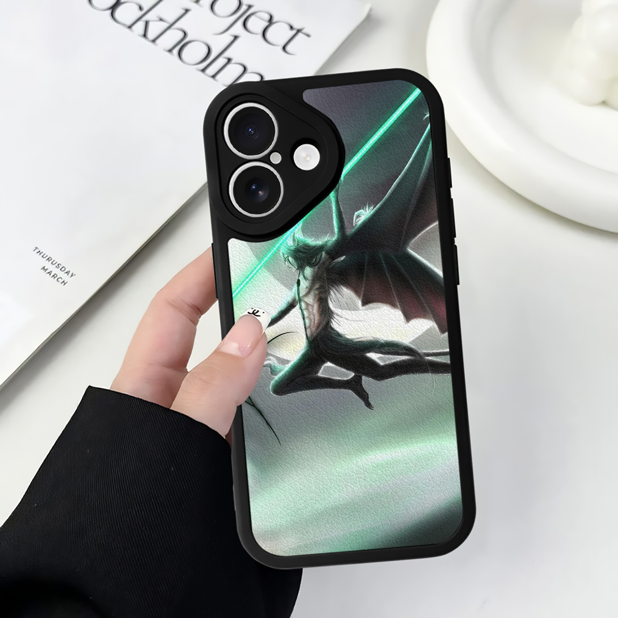 （画像用） ブリーチ BLEACH 【iPhone 16シリーズ対応】シリコンスマホケース（レザー調） 材質：シリコン